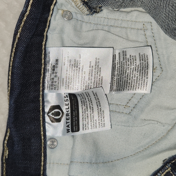 LEVIS 541 MENS JEANS SIZE W36 L30 DARK BLUE DENIM - Picture 9 of 11